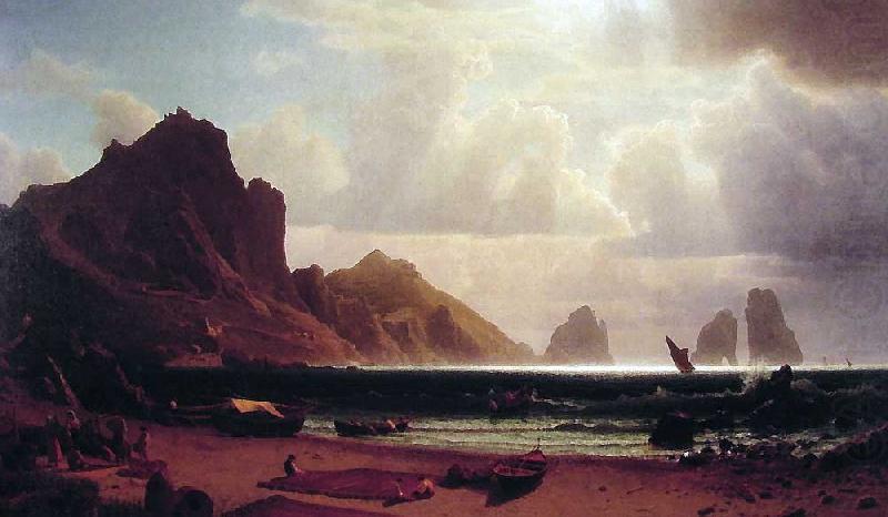 The Marina Piccola, Albert Bierstadt
